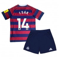 Echipament fotbal Newcastle United Alexander Isak #14 Tricou Deplasare 2024-25 pentru copii maneca scurta (+ Pantaloni scurti)